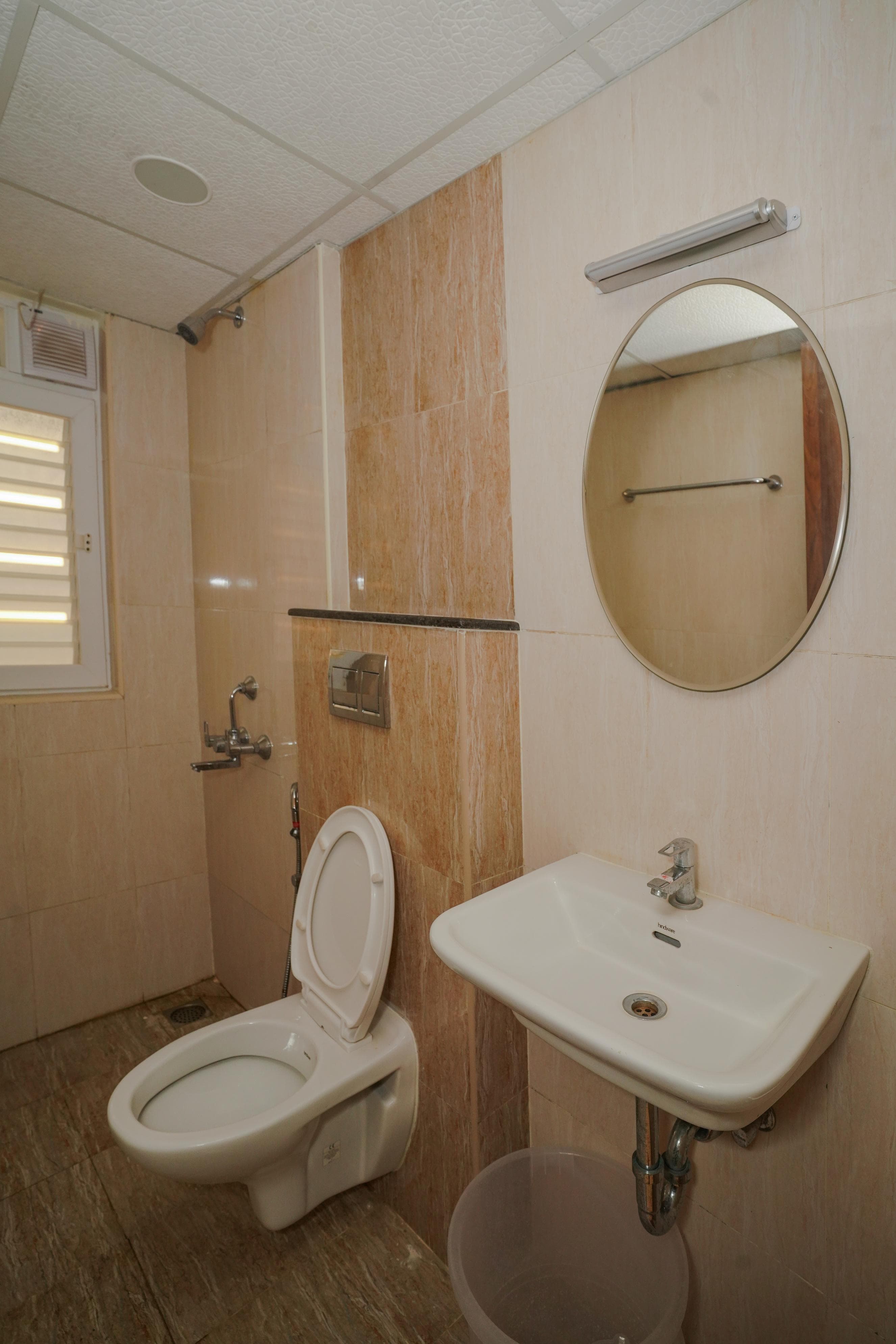 Clean bathroom inside the residence