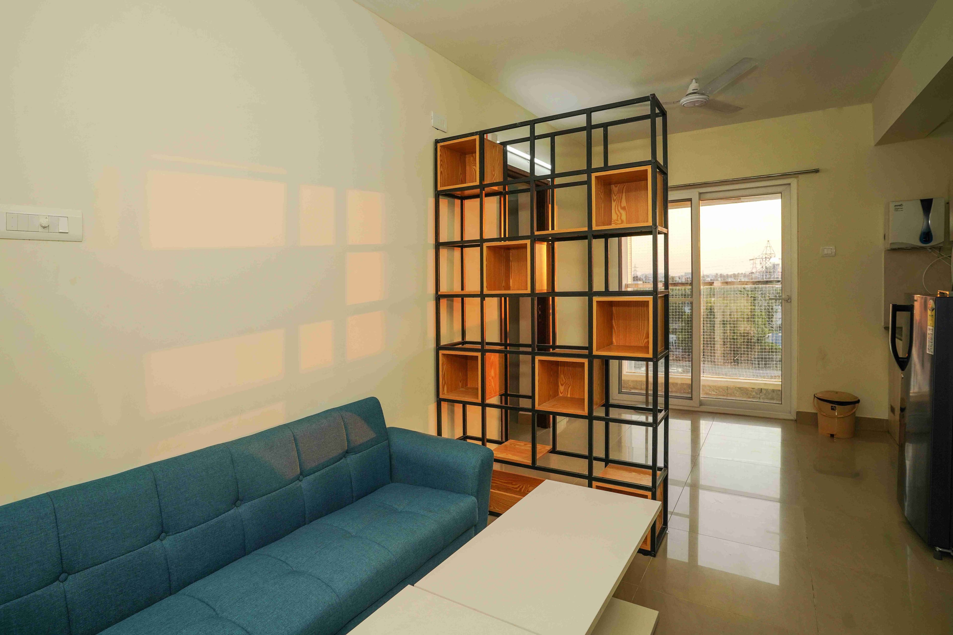 Furnished lounge inside the residence